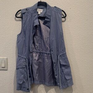 First Love Blue Sleeveless Vest
